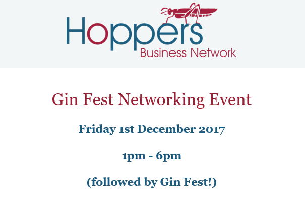 Get your Hoppers Business Network Gin Fest tickets