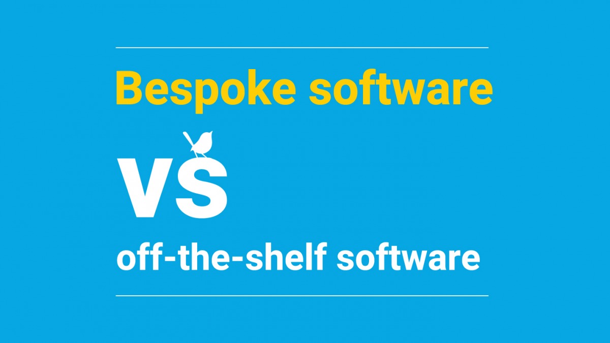 Bespoke software versus off-the-shelf software