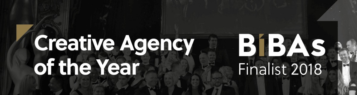 Nominated for Creative Agency of the Year at this year's BIBAs