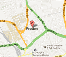 Map of Preston